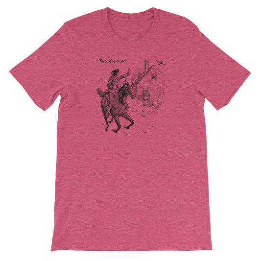 Three If By Drone Paul Revere's Ride Shirt