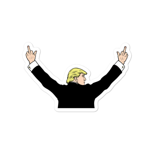 Trump Salute Sticker