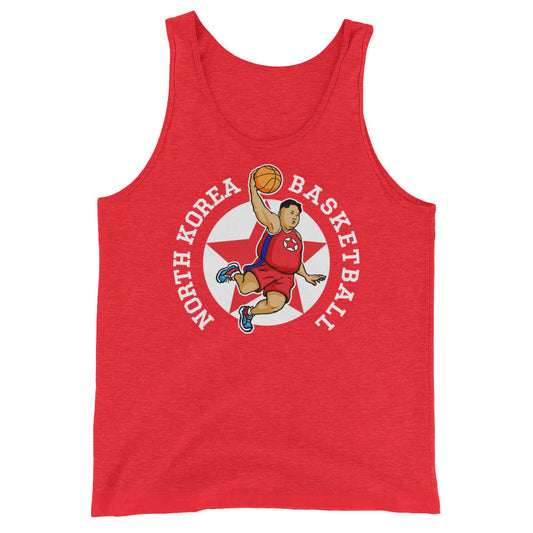 North Korea Basketball Rocketman  Tank Top