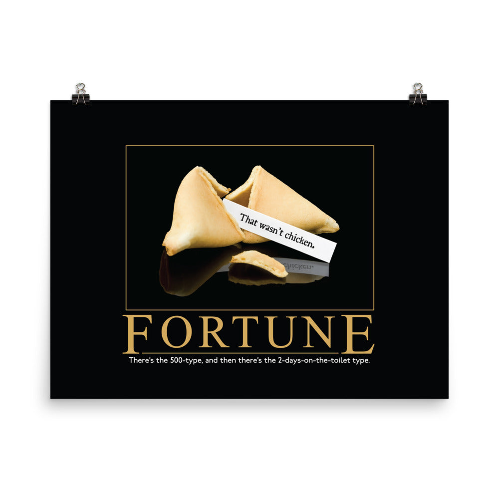 Fortune Demotivational Poster