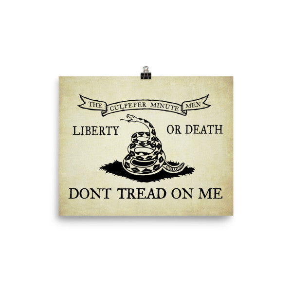 Culpeper Don't Tread On Me Print