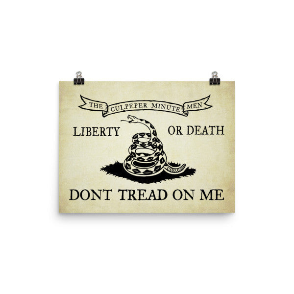 Culpeper Don't Tread On Me Print