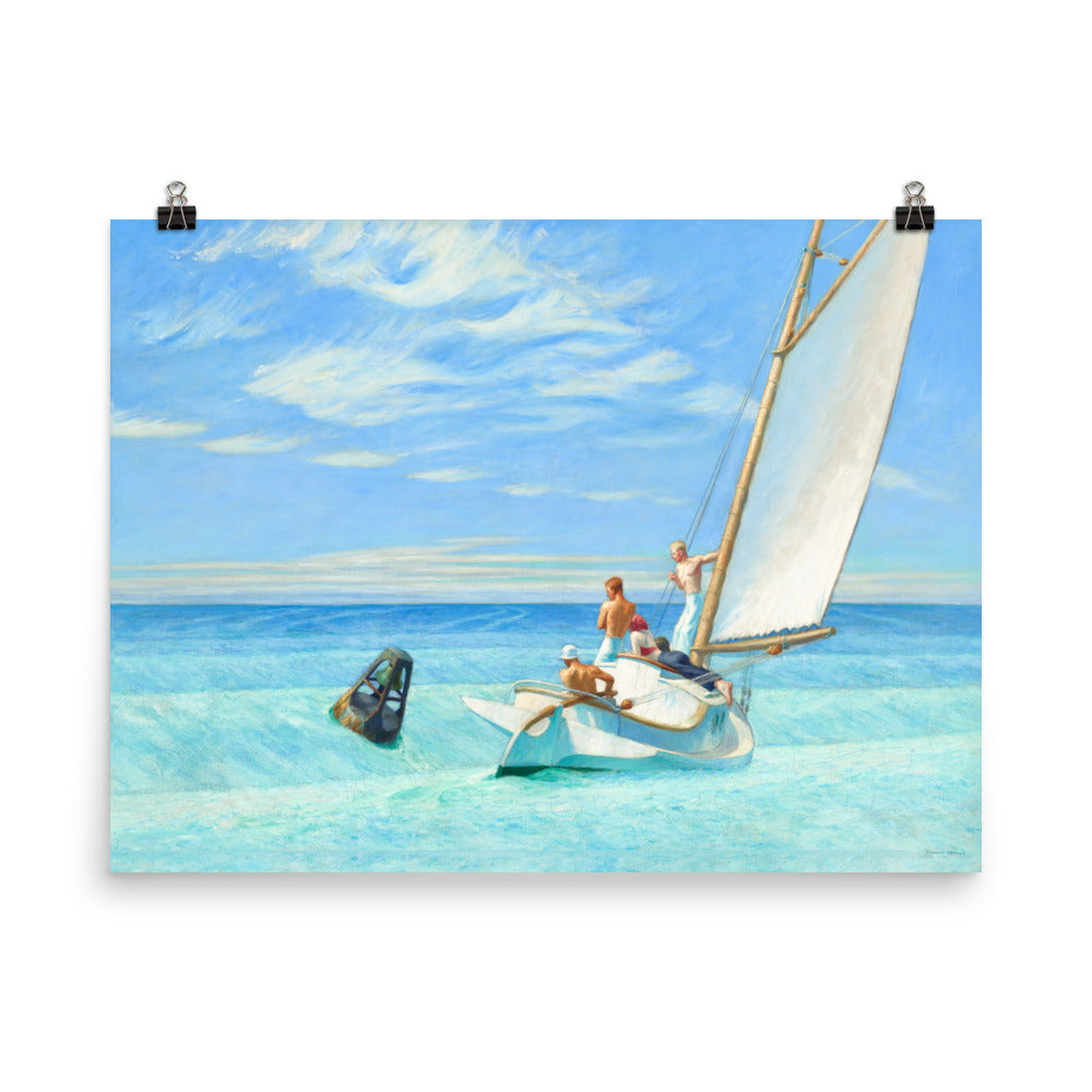 Ground Swell by Edward Hopper Poster