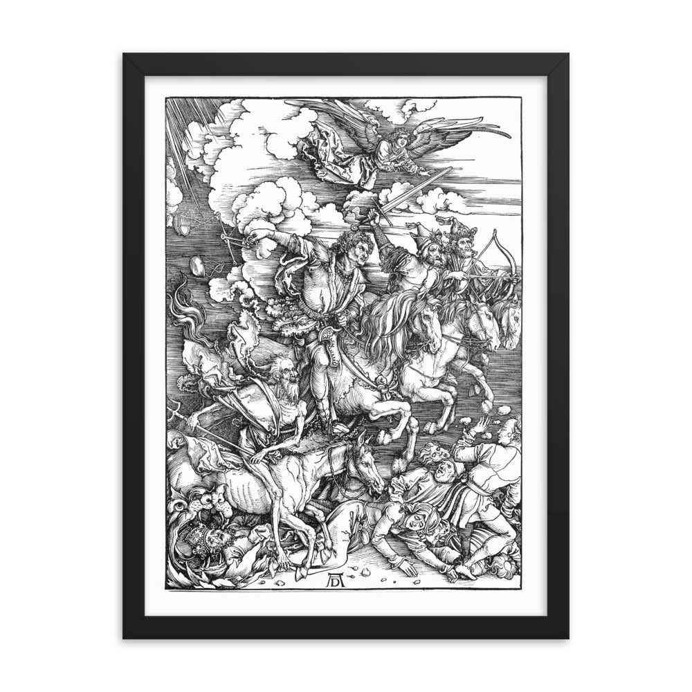 Albrecht Dürer Framed Four Horsemen of the Apocalypse Giclée Print