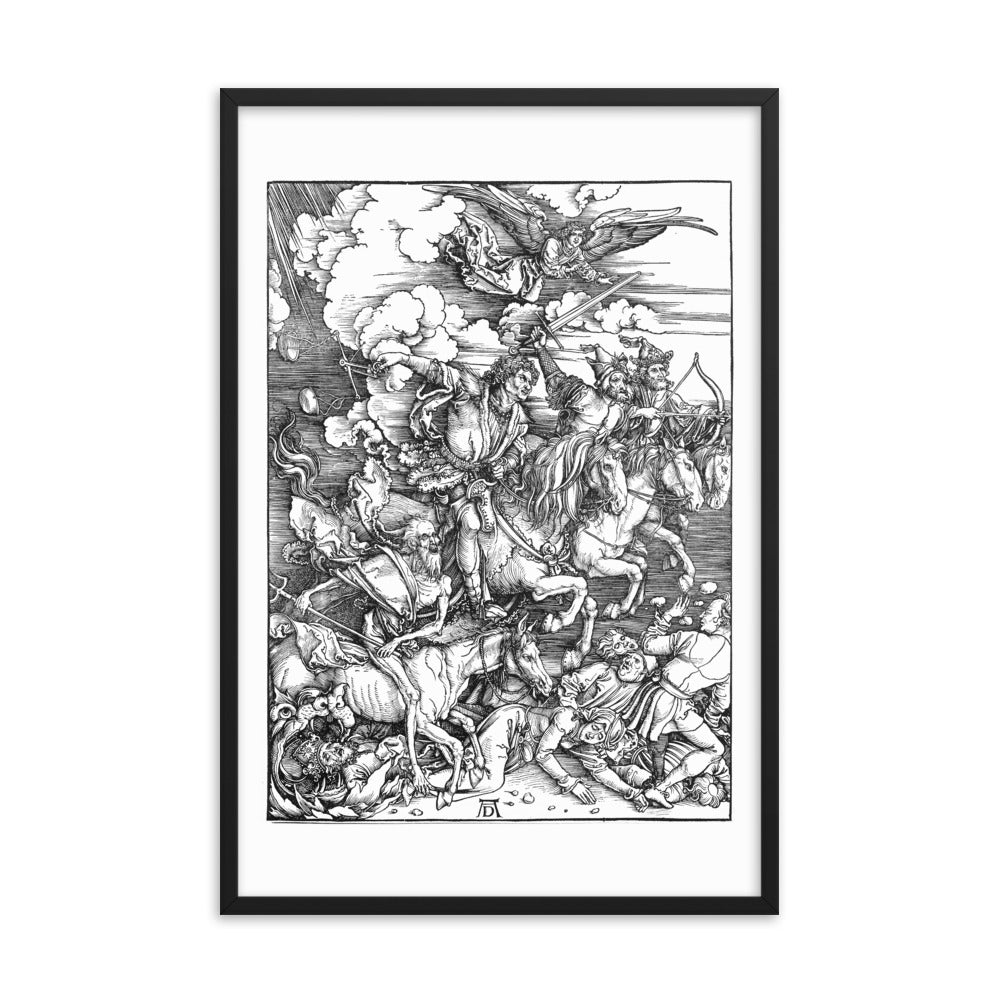Albrecht Dürer Framed Four Horsemen of the Apocalypse Giclée Print