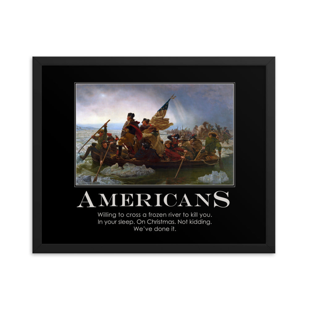 Americans Framed poster