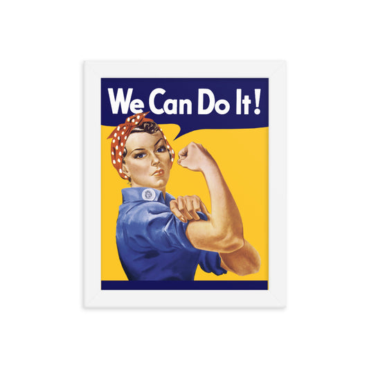 Rosie the Riveter Framed Print