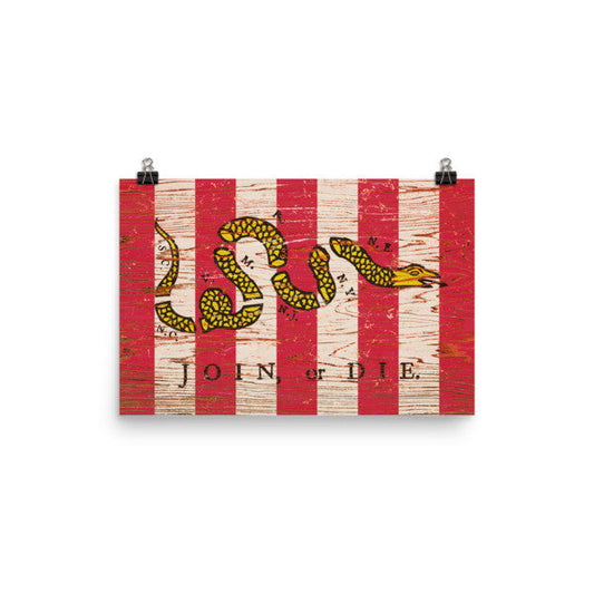 Join or Die Sons of Liberty Poster