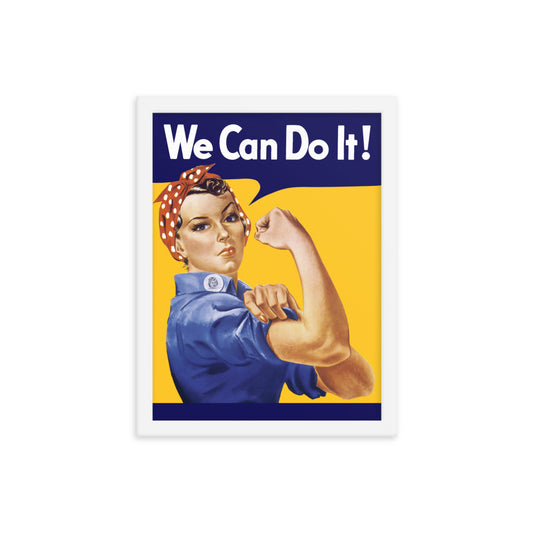 Rosie the Riveter Framed Print