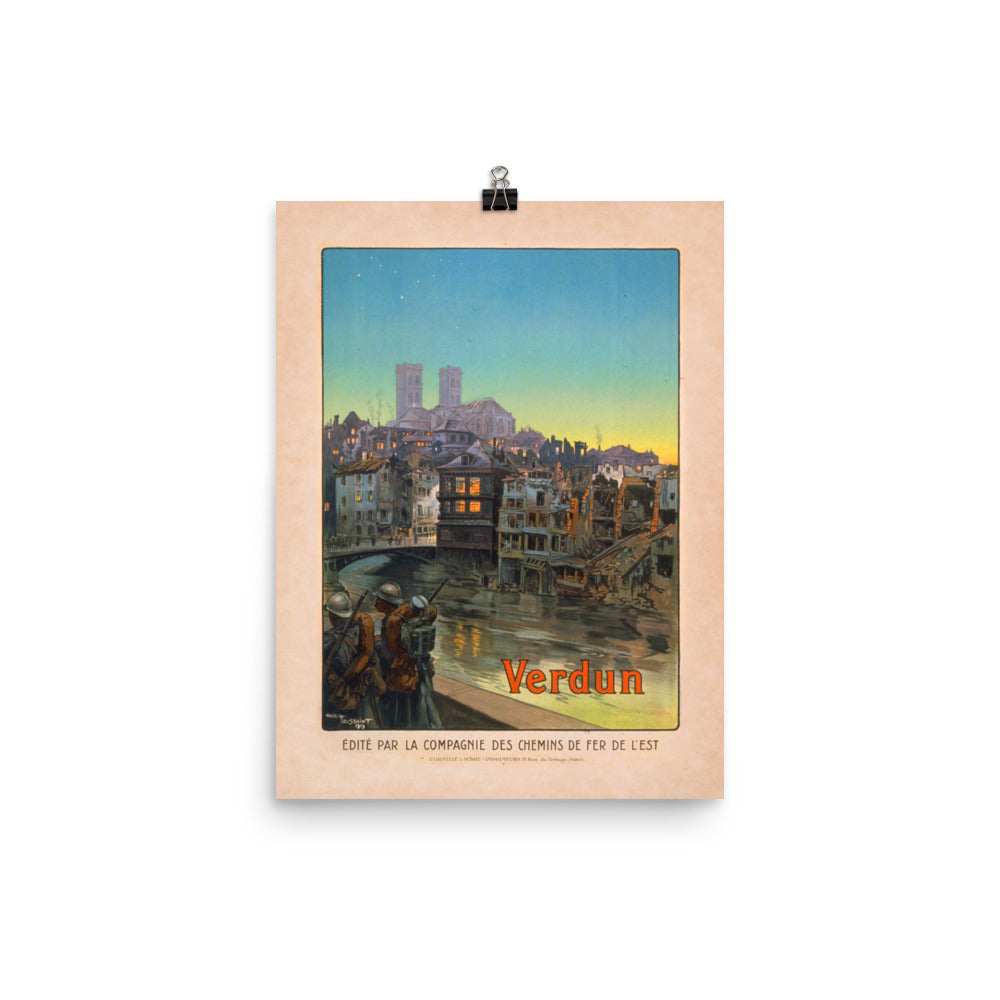 Verdun Toussaint WW1 Reproduction Poster