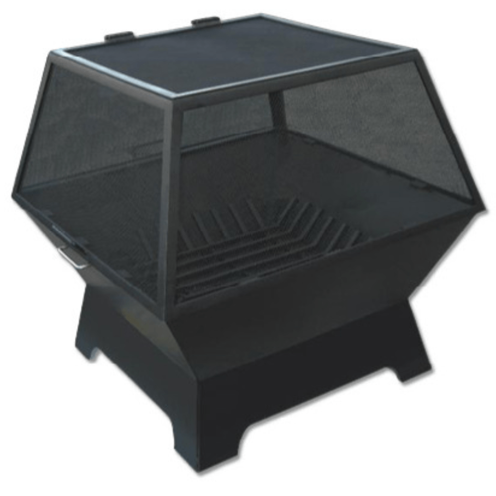 Modern Blaze Square Steel Fire Pit