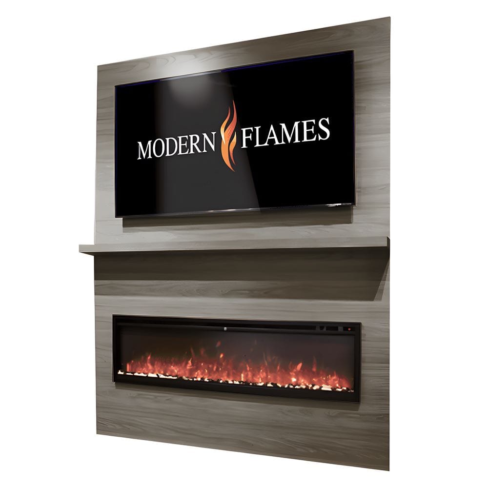 Modern Flames Allwood Fireplace Wall System for Spectrum Slimline Electric Fireplace