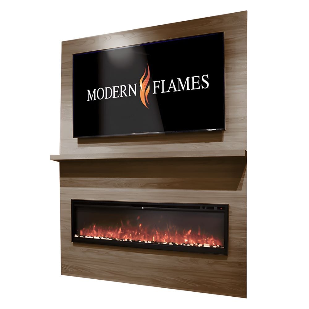 Modern Flames Allwood Fireplace Wall System for Spectrum Slimline Electric Fireplace
