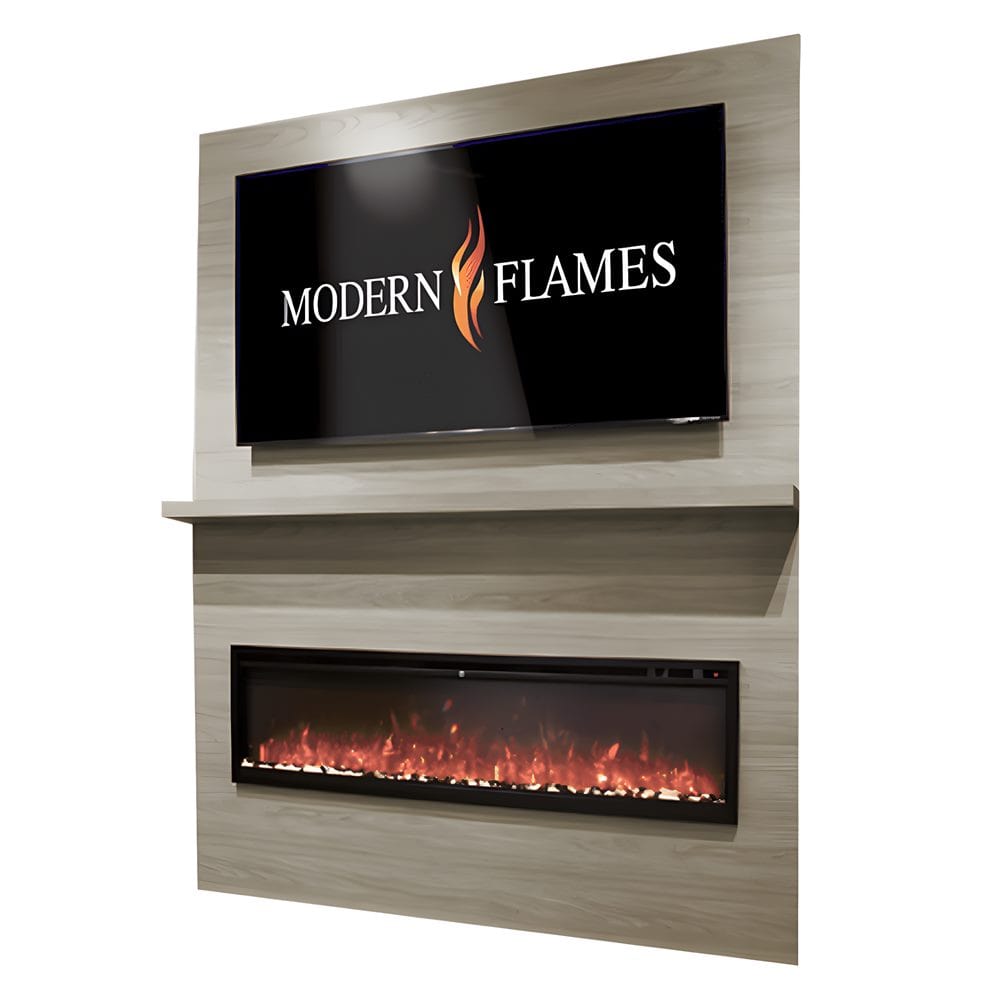 Modern Flames Allwood Fireplace Wall System for Spectrum Slimline Electric Fireplace