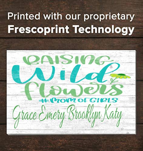 Mom Of Girls Gift Sign PERSONALIZED with Names of Daughters