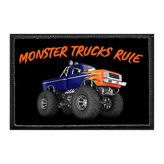Monster Trucks Rule - Removable Patch