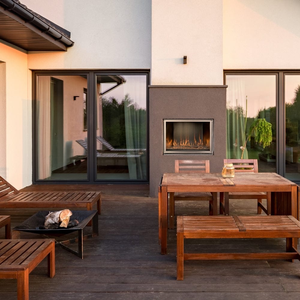 Montigo Divine Built-In Ventless Outdoor Gas Fireplace
