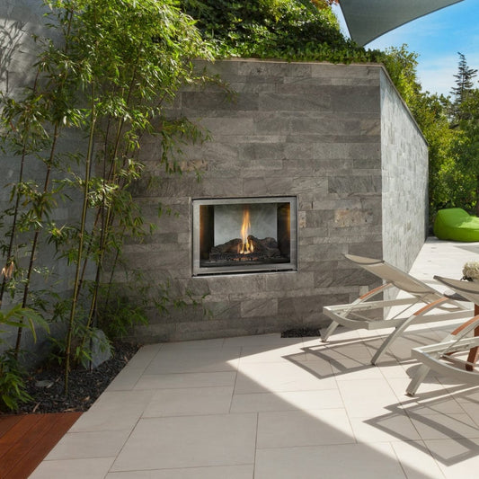 Montigo Divine Built-In Ventless Outdoor Gas Fireplace