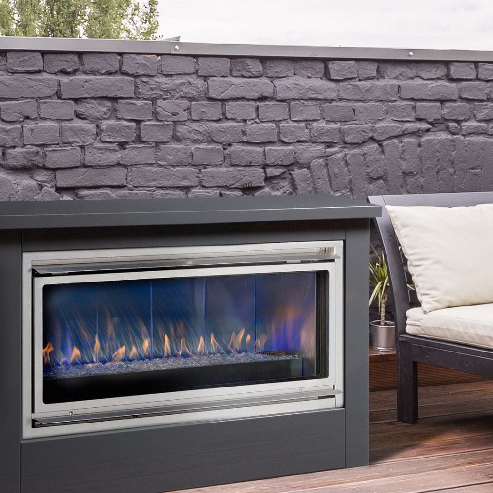 Montigo Mahana Built-In Ventless Outdoor Gas Fireplace
