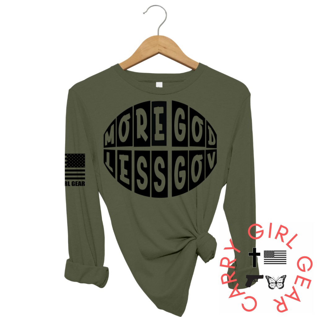 MORE GOD LESS GOV Long Sleeve