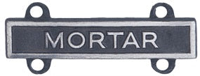 U.S. Army Qualification Bars for Marksmanship Qualification Badges - Silver Oxide Finish