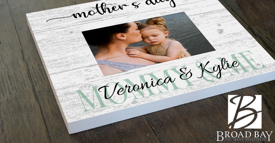 Mother's Day Gift Picture Printed on Wood - Upload Photo