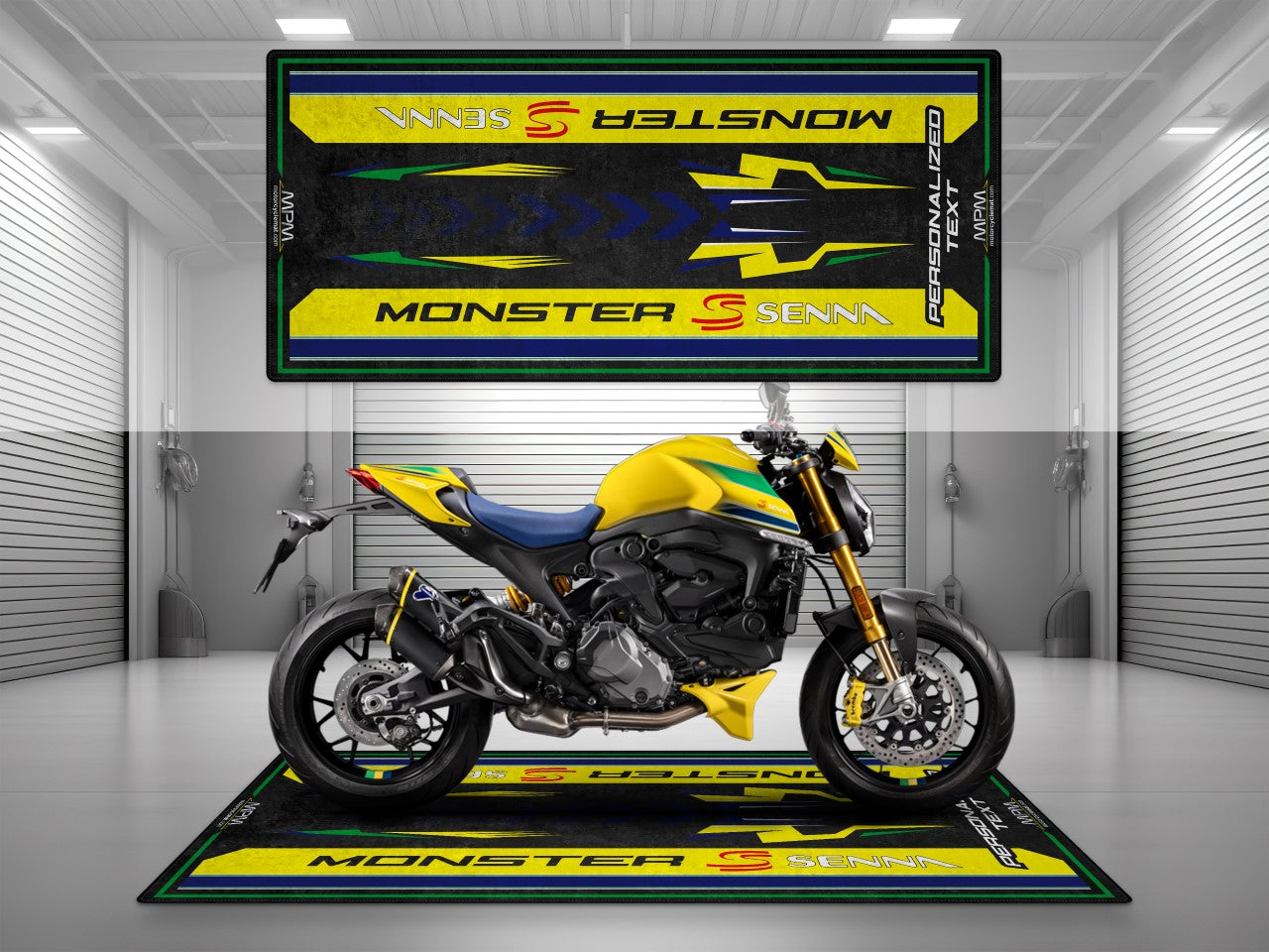MPM Motorcycle Mat for Ducati Monster Senna - MM4107