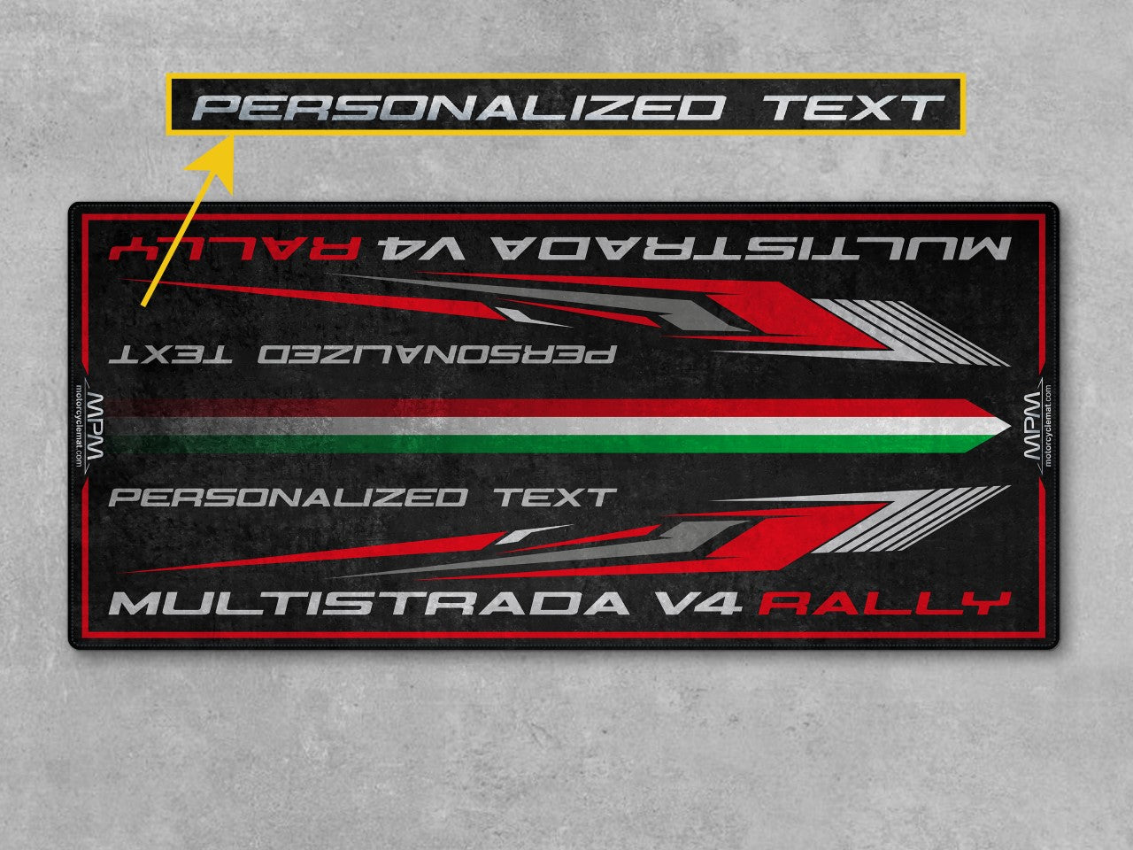 MPM Motorcycle Mat for Ducati Multistrada V4 Rally - MM4111