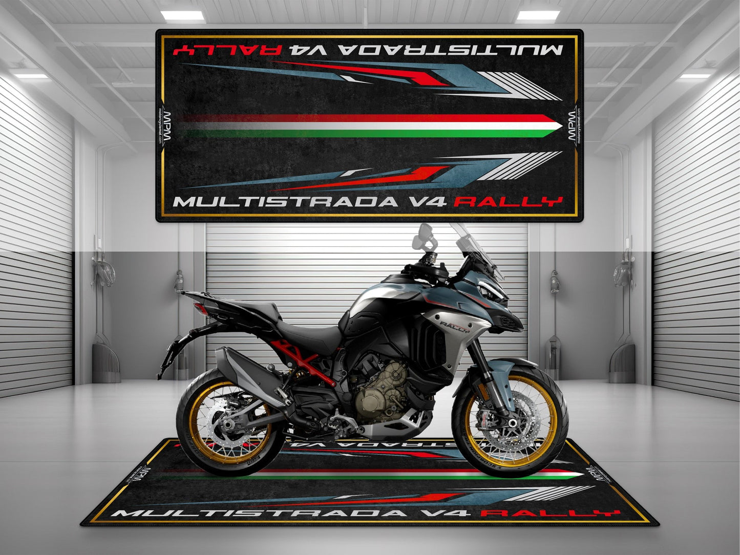 MPM Motorcycle Mat for Ducati Multistrada V4 Rally - MM4111