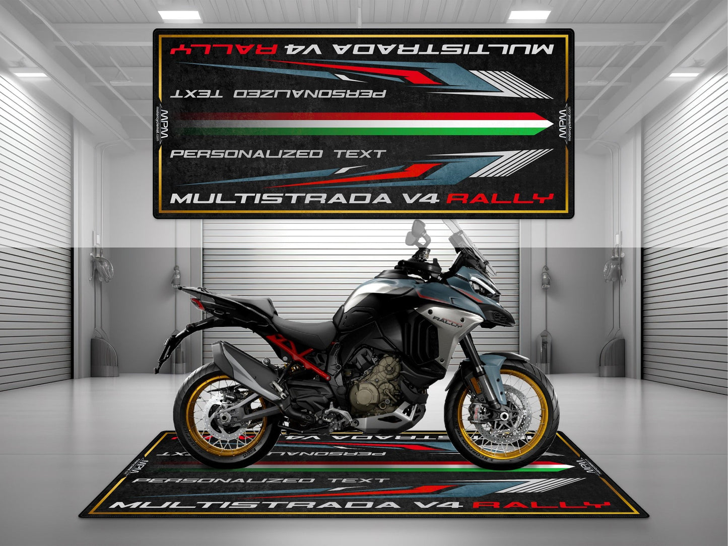 MPM Motorcycle Mat for Ducati Multistrada V4 Rally - MM4111