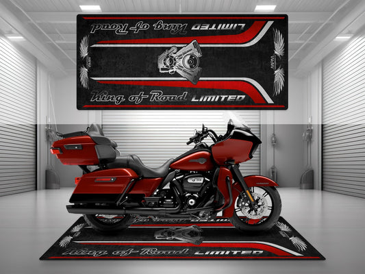 MPM Motorcycle Mat for Cruiser Motorcycle "King of Road Limited" - MM4121