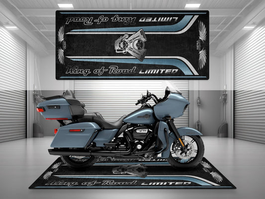 MPM Motorcycle Mat for Cruiser Motorcycle "King of Road Limited" - MM4121