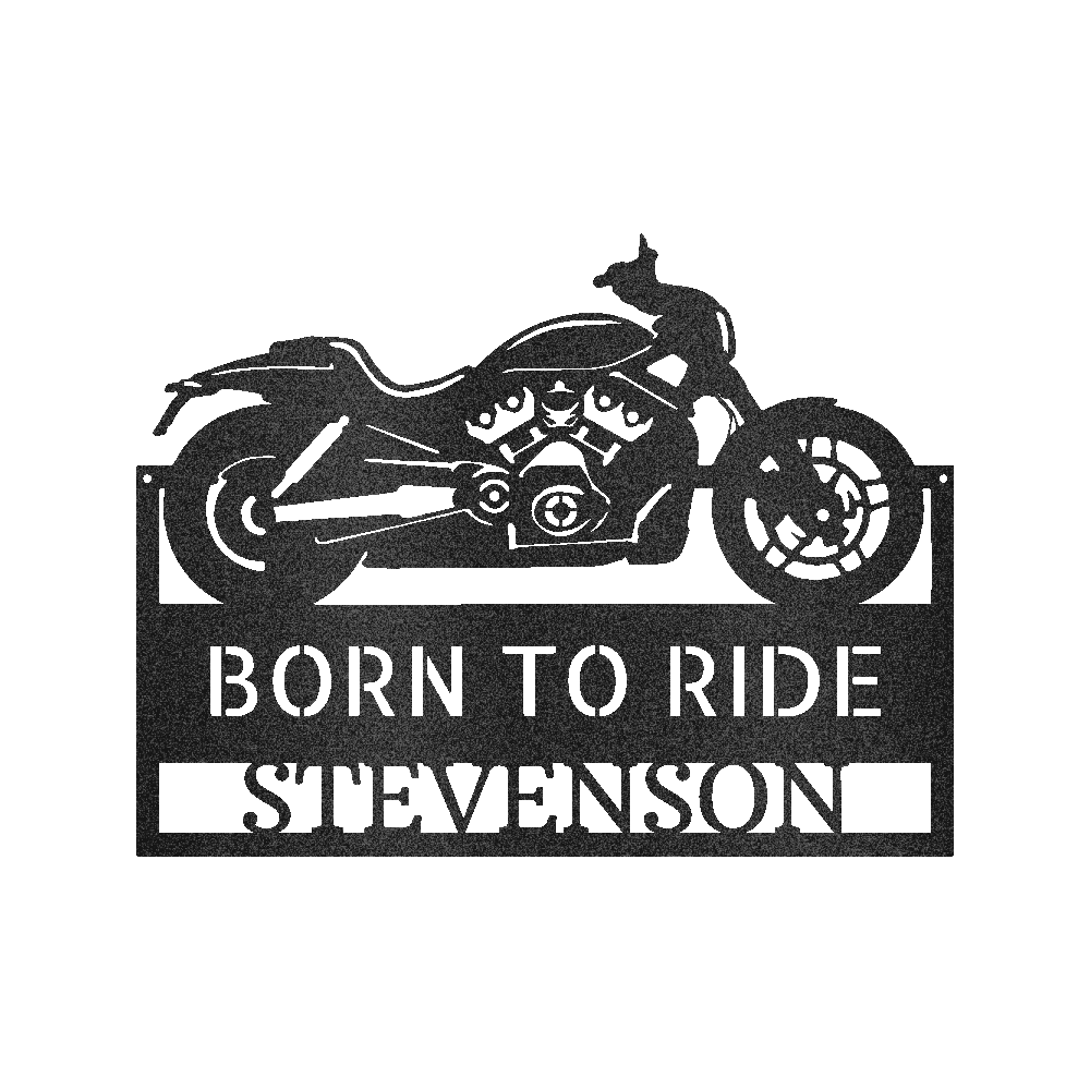 Motorcycle Decor - Custom Metal Sign