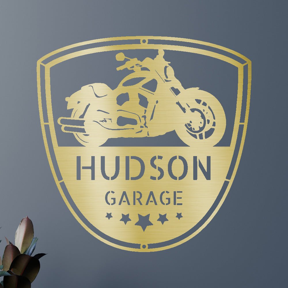 Motorcycle Name Personalized Gifts - Custom Metal Sign
