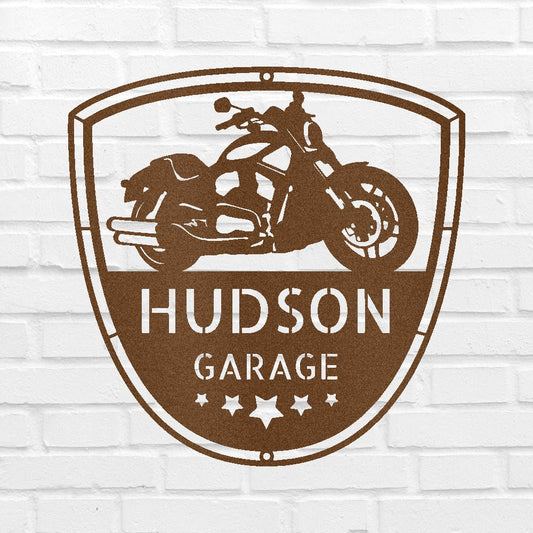 Motorcycle Name Personalized Gifts - Custom Metal Sign