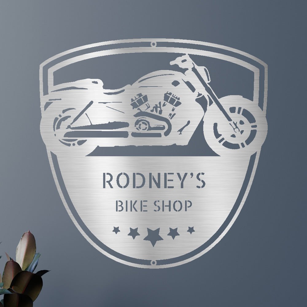 Motorcycle Wall Art - Custom Metal Sign