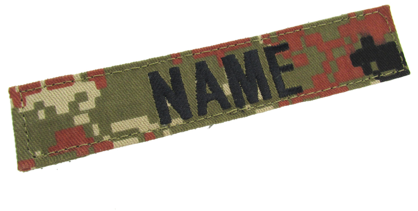 Digital Mountain Stalker Name Tape with Hook Fastener