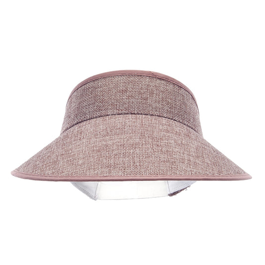 Women's Polyester Hard Wide Brim Gardening Sun Visor