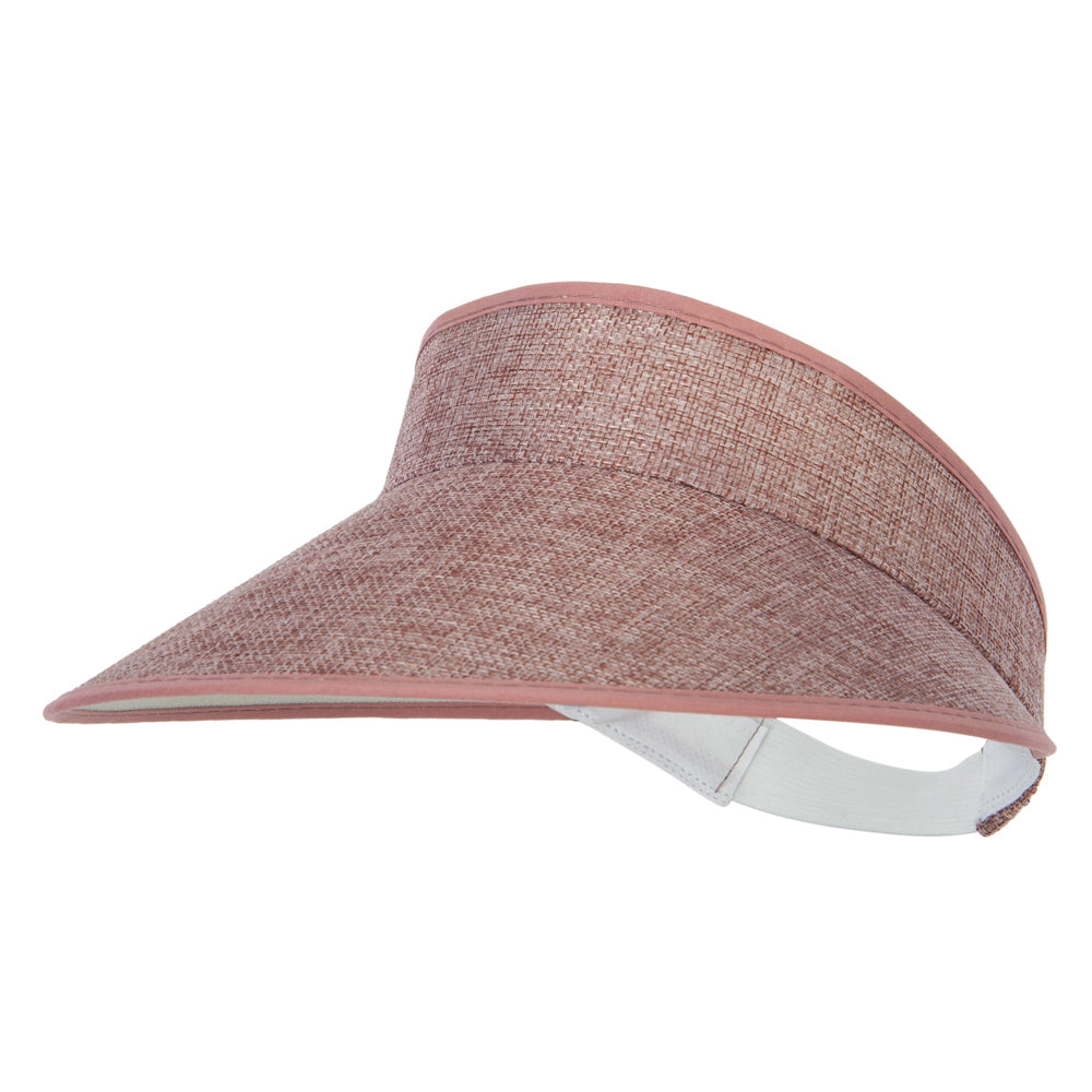 Women's Polyester Hard Wide Brim Gardening Sun Visor