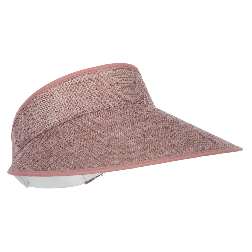 Women's Polyester Hard Wide Brim Gardening Sun Visor