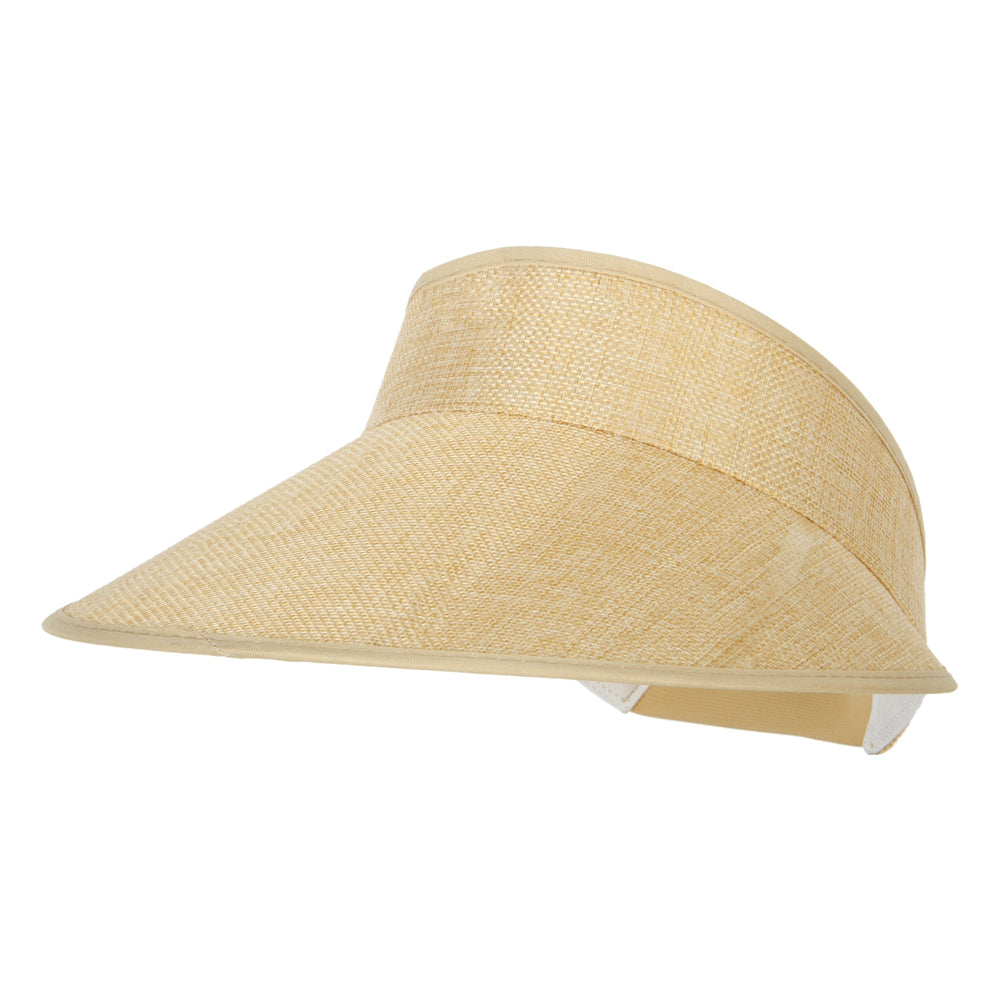 Women's Polyester Hard Wide Brim Gardening Sun Visor