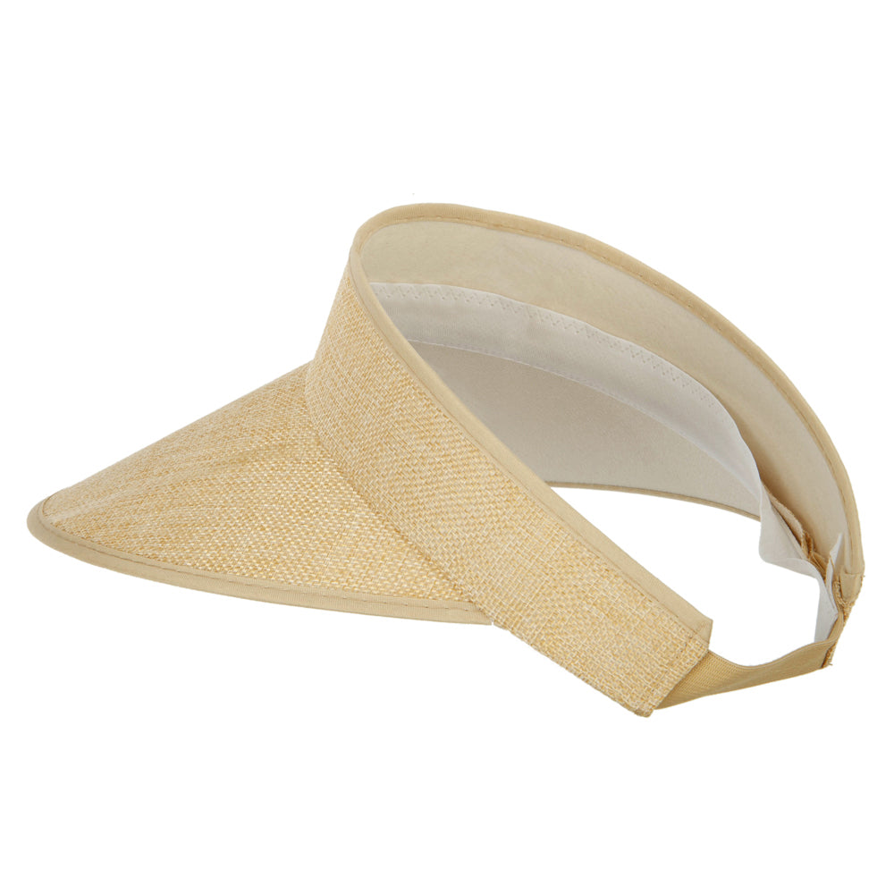 Women's Polyester Hard Wide Brim Gardening Sun Visor