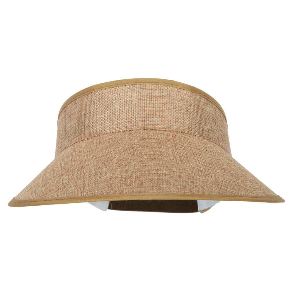 Women's Polyester Hard Wide Brim Gardening Sun Visor