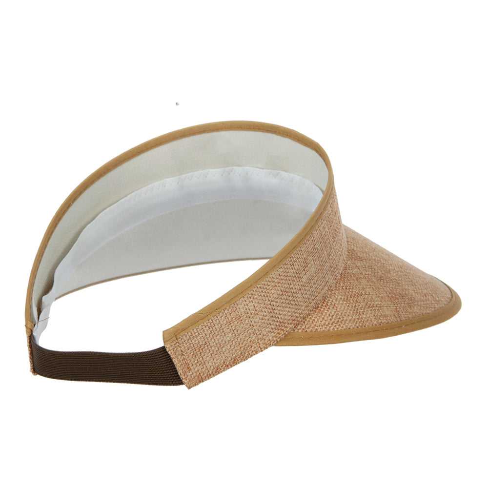 Women's Polyester Hard Wide Brim Gardening Sun Visor