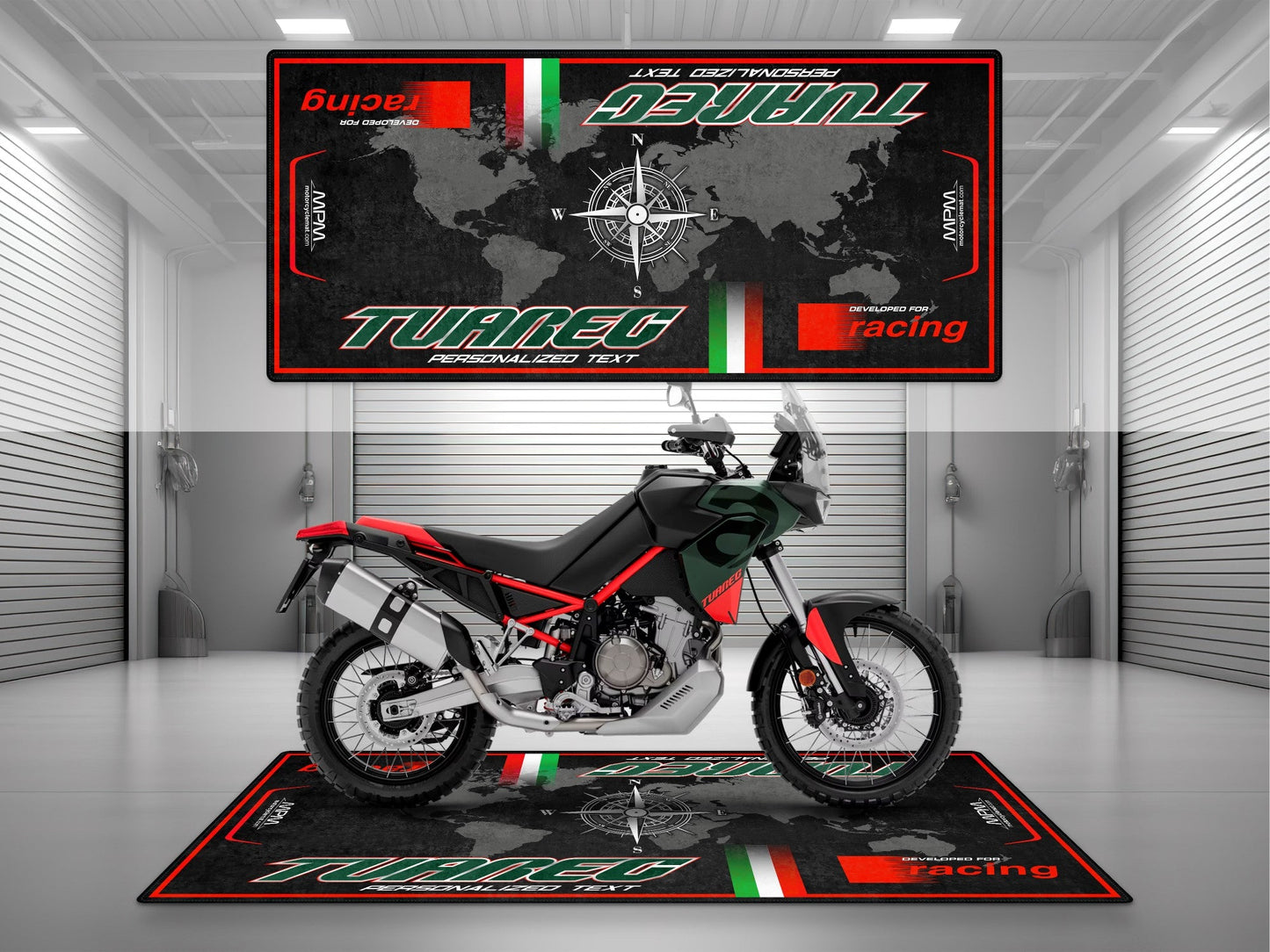 MPM Motorcycle Mat for Aprilia Tuareg - MM7274