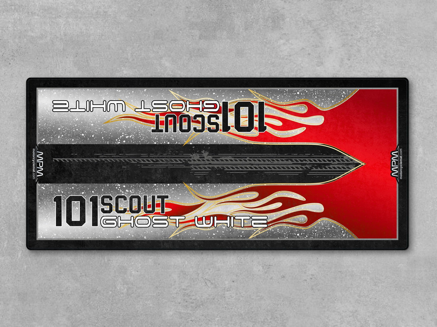 MPM Motorcycle Mat for Indian 101 Scout Bobber - U303