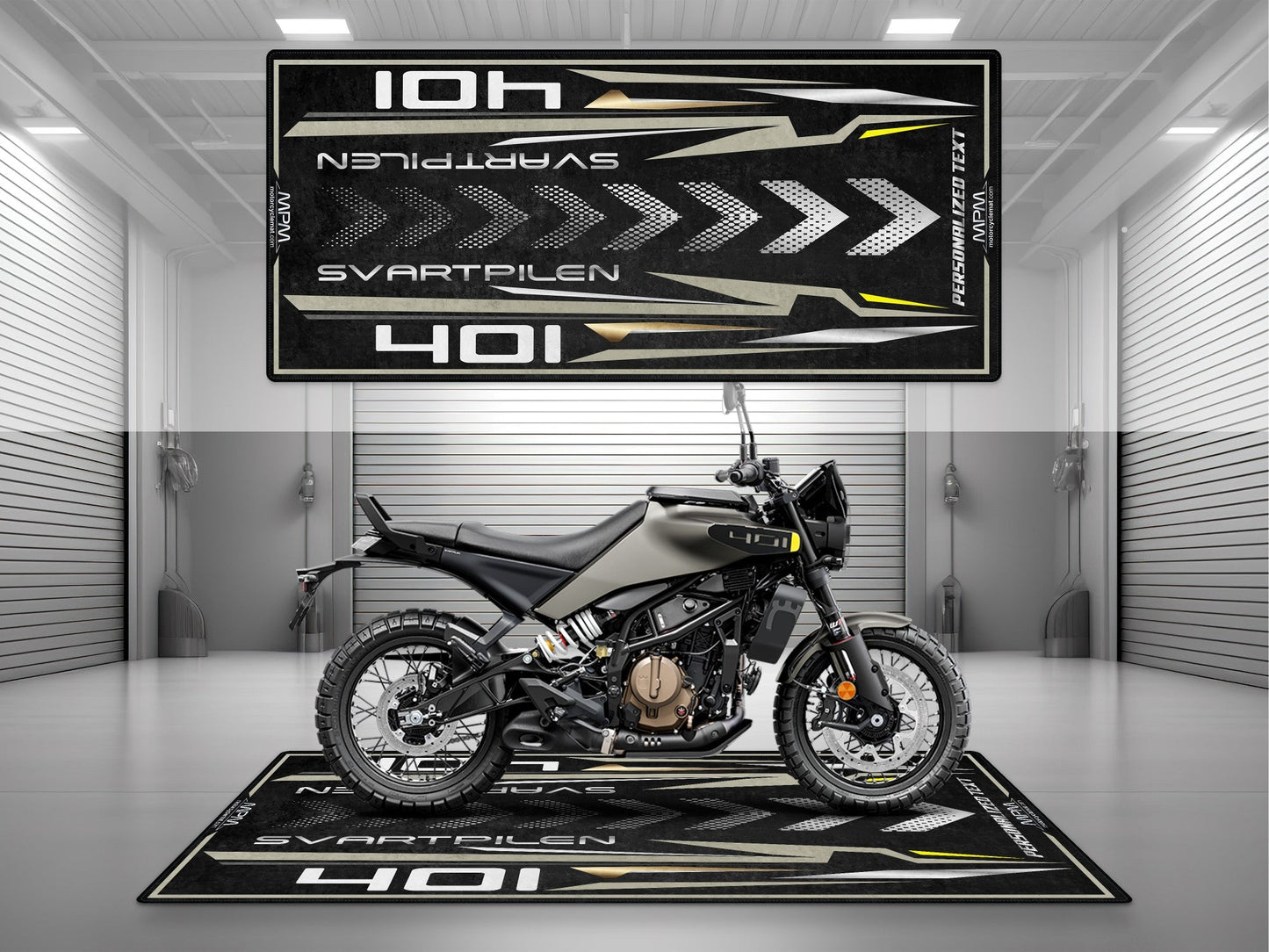 MPM Motorcycle Mat for Husqvarna Svartpilen 401 - MM4217