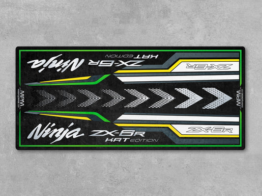 MPM Motorcycle Mat for Kawasaki Ninja ZX-6R KRT Edition - MM7396