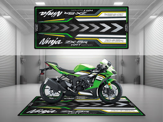 MPM Motorcycle Mat for Kawasaki Ninja ZX-6R KRT Edition - MM7396