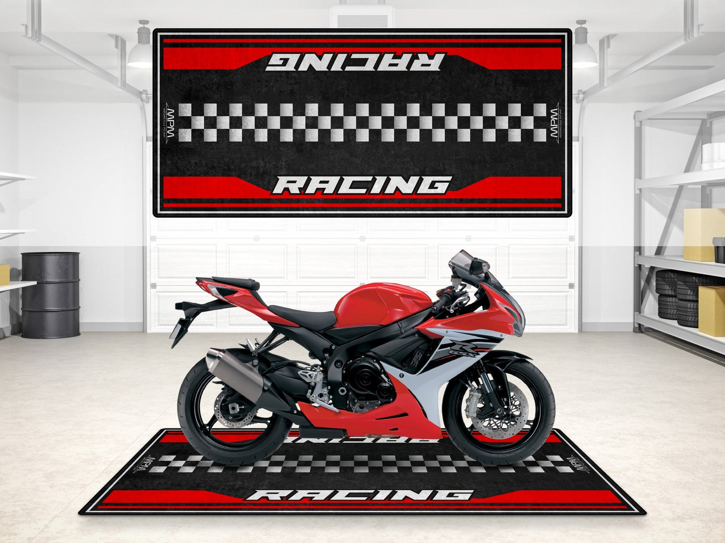 MPM Motorcycle Mat for Suzuki Motorsport - MM7126